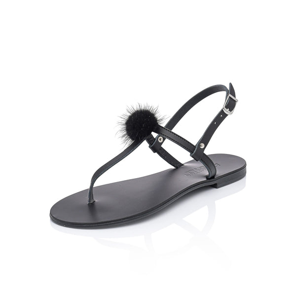 Ancientoo T-Strap Sandals Thetis
