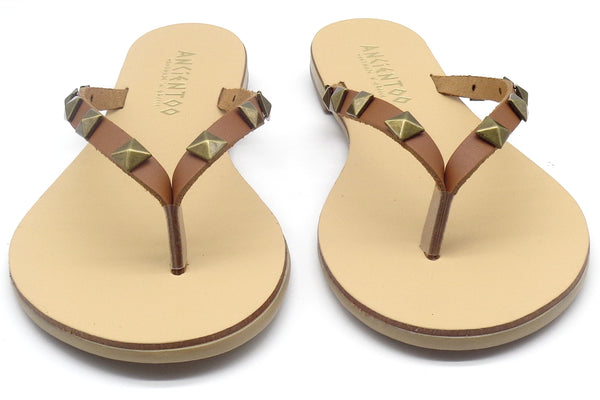 Summer Footwear - Ancientoo Flip Flops Astraea Sandal